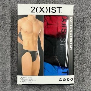 2xist cotton stretch sport briefs